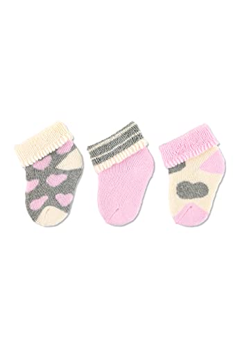 Babysocken Sterntaler für Mädchen im 3er-Pack mit Herzen