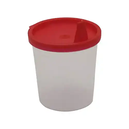 Urinbecher Herrmann Premium Rot 50 Stück, 125 ml
