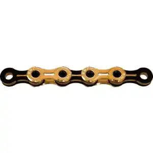 11-fach Fahrradkette KMC X11SL Ti-N, schwarz-gold, 118 Glieder