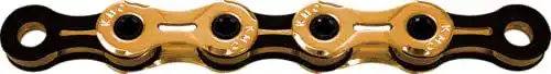 11-fach Fahrradkette KMC X11SL Ti-N, schwarz-gold, 118 Glieder