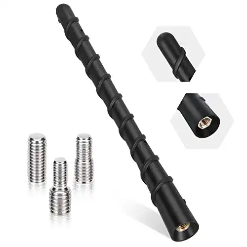 Kurze Autoantenne Pairier 18cm für Autoradio Dachantenne Universal Kfz