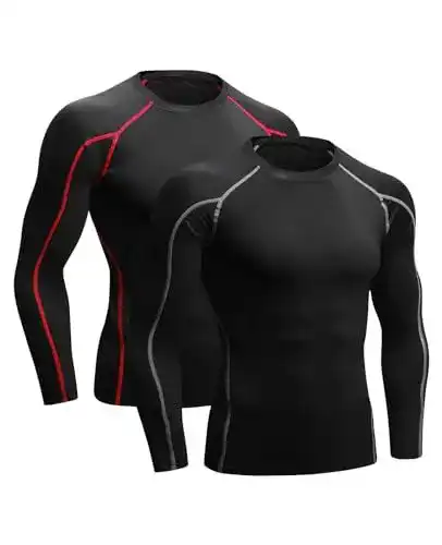 Kompressionsshirts für Herren im 2er Pack von Niksa