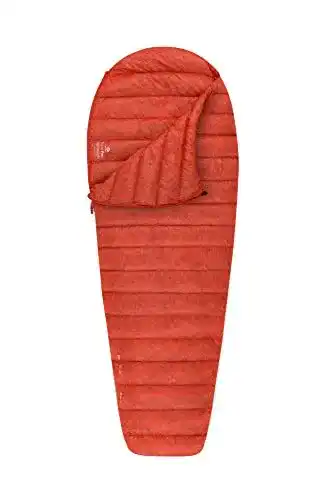 Sea to Summit Schlafsack in Rot, Länge für optimalen Komfort