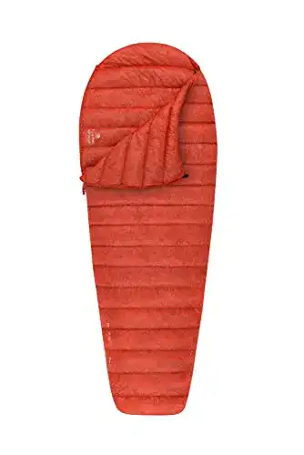 Sea to Summit Schlafsack in Rot, Länge für optimalen Komfort