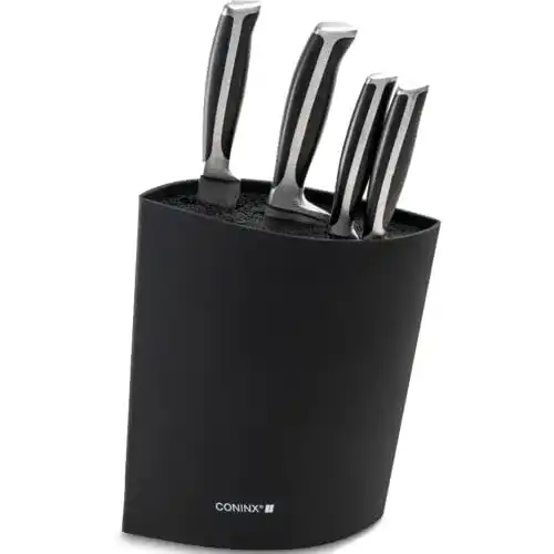 Messerblock ohne Messer Coninx Schwarz – Moderner Küchenmesserhalter