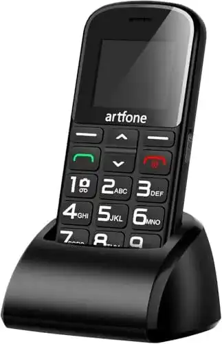 Artfone CS182 Seniorenhandy ohne Vertrag mit großen Tasten und SOS-Funktion