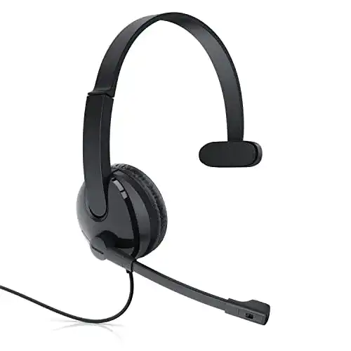 CSL Computer Mono-Headset mit Mikrofon für klare Kommunikation