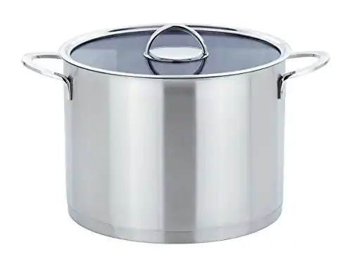 Kochtopf 10 Liter GSW 893268 Elegance mit Glasdeckel 26 cm