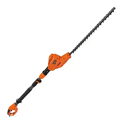 Black+Decker Elektro-Stabheckenschere mit 550W und 51 cm Schwertlänge