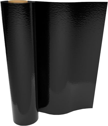 PE-Folie Baufolie Typ 150 2m x 50m schwarz abdeckende Schutzfolie für Bauarbeiten