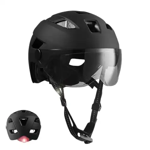 Fahrradhelm für Herren mit Visier Crazy Safety Oak