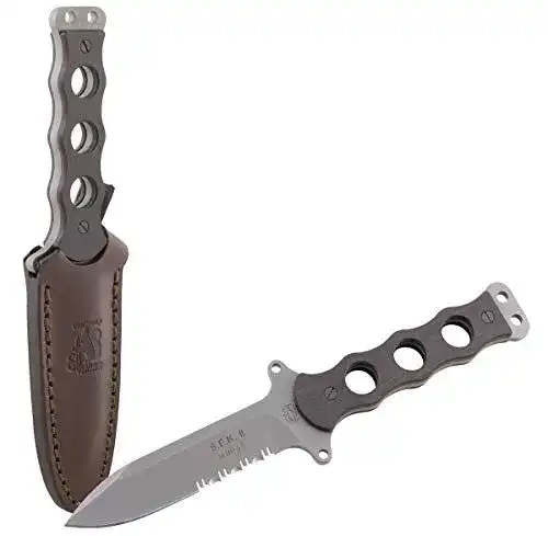 Eickhorn 825141W Outdoormesser SEK-II Wood Welle mit Spear Point Klinge