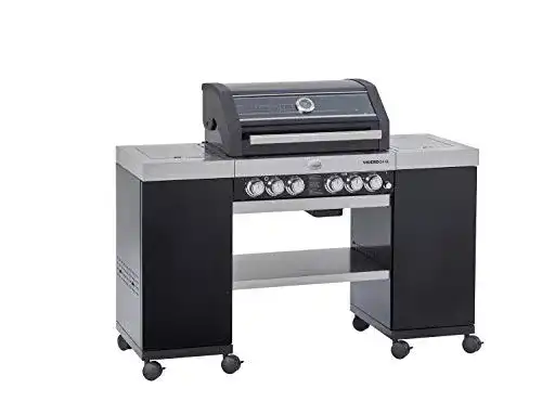 Rösle Gasgrill BBQ-Island Videor G4-SL in Schwarz