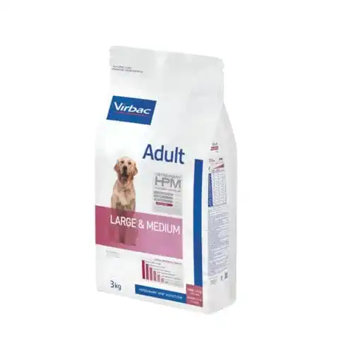 Virbac Veterinary HPM Vet Dog Ad M/L Hundefutter 16 kg