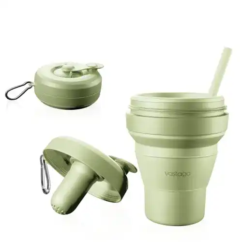 Faltbarer Kaffeebecher aus Silikon für Reisen und Outdoor-Aktivitäten