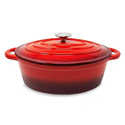 Bräter ToCis Big BBQ mit Deckel – Backofengeeignet aus Gusseisen
