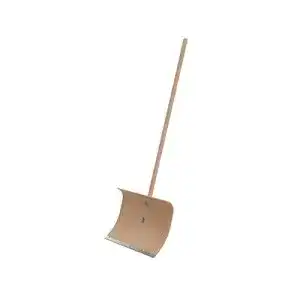 Schneeschieber aus Holz 50 cm mit Stiel von Triuso