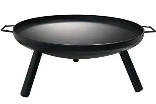 Feuerschale 58 cm aus lackiertem Eisen für Garten und Terrasse