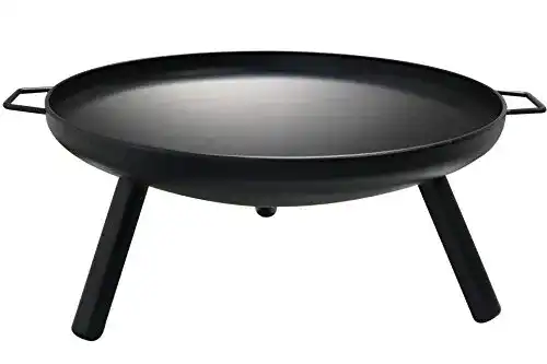 Feuerschale 58 cm aus lackiertem Eisen für Garten und Terrasse