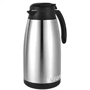 Isolierkanne 2 Liter Luvan Thermoskanne aus Edelstahl 304