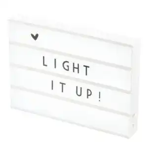 Lightbox Vaessen Creative A3 mit 85 Zeichen und Buchstaben