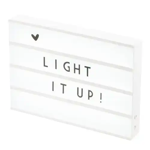 Lightbox Vaessen Creative A3 mit 85 Zeichen und Buchstaben