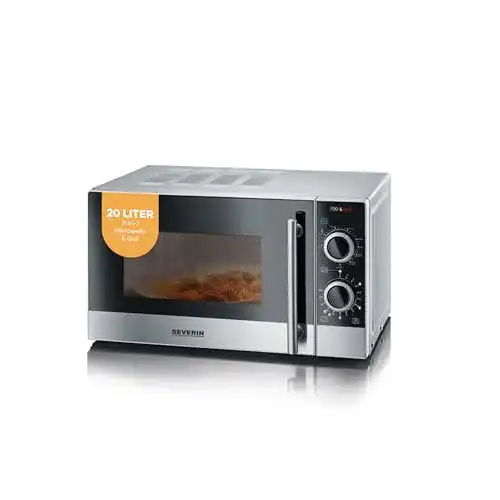 Severin 2-in-1 Mikrowelle mit Grillfunktion und 700 W Leistung