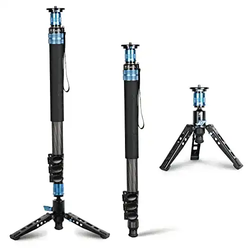 Sirui P-424FL Einbeinstativ für Kamera bis 190cm mit 12kg Traglast