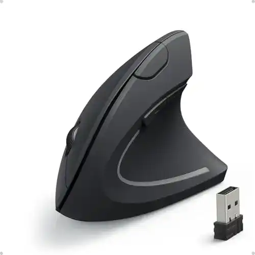 Ergonomische kabellose Maus Anker 2.4G vertikal