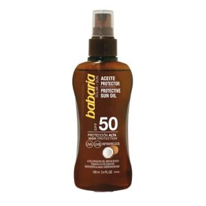Babaria Sonnencreme Aceite Protector Solar Coco F-50 100 ml