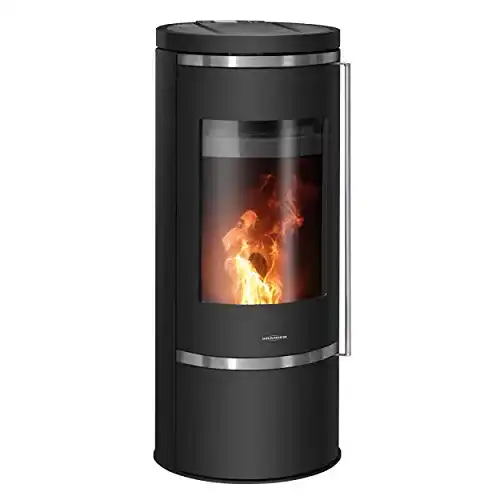 Wasserführender Pelletofen Oranier 7992 11 Carus Aqua 2.0 aus Stahl