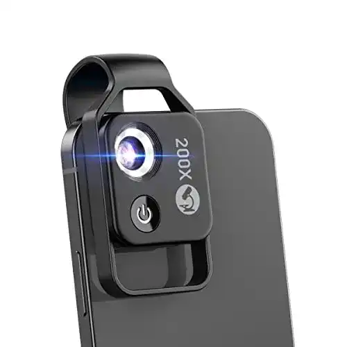 Handy-Mikroskop Evil Eye 200x für Kinder – Tragbares Telefonmikroskop