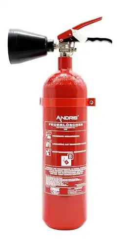 Andris Feuerlöscher 2 kg CO2 für elektronische Brände