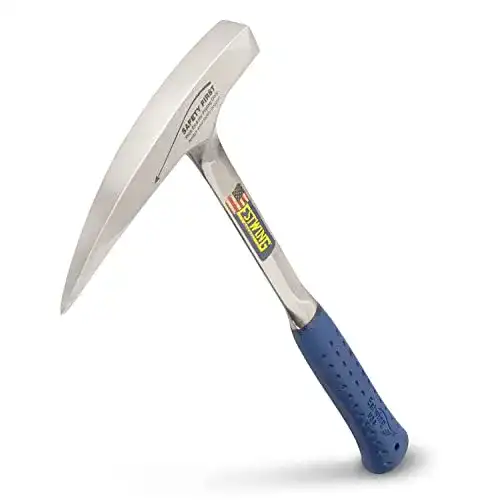 Geologenhammer Estwing Rock Pick mit spitzer Spitze und stoßdämpfendem Griff