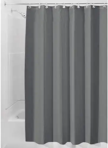 Duschvorhang iDesign aus Polyester in Dunkelgrau