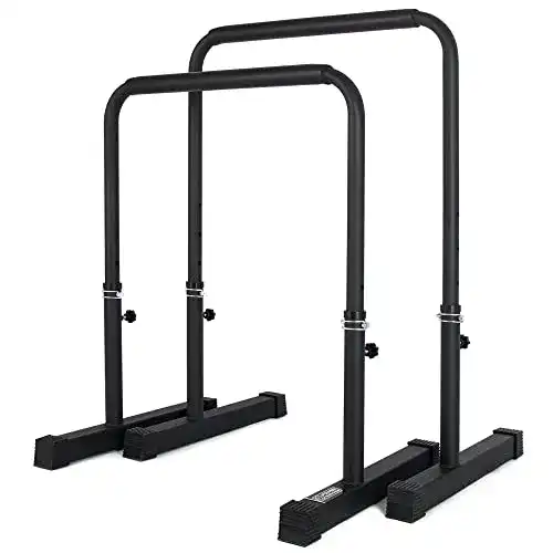 Dip-Station von Power Guidance mit einstellbarer Höhe für effektives Training