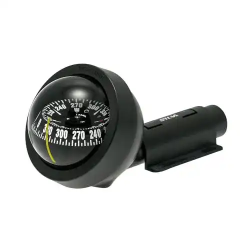 Bootskompass Silva Brujula 70 Unisex für Erwachsene in Schwarz