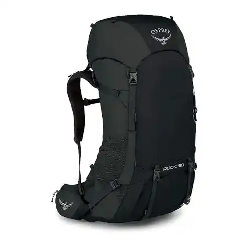 Rucksack 50 Liter Osprey Rook 50 Trekkingrucksack mit belüftetem Rücken