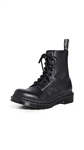 Dr. Martens Damen 1460 Pascal Mono Bovver Boots in Schwarz, Größe 36 EU