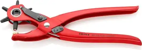 Knipex Revolverlochzange rot pulverbeschichtet 220 mm