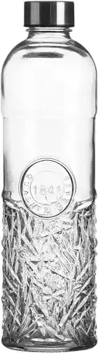 Glasflasche 1 Liter Westcraft Oriental mit Schraubverschluss und Silikonabdichtung