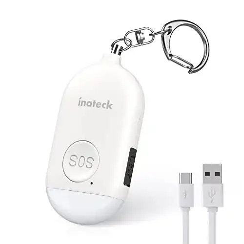Taschenalarm Inateck PA1002, wiederaufladbar und selbstverteidigungsfähig