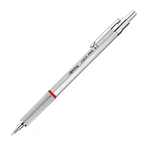 Druckbleistift Rotring Rapid Pro 0,5 mm mit silbernem Schaft