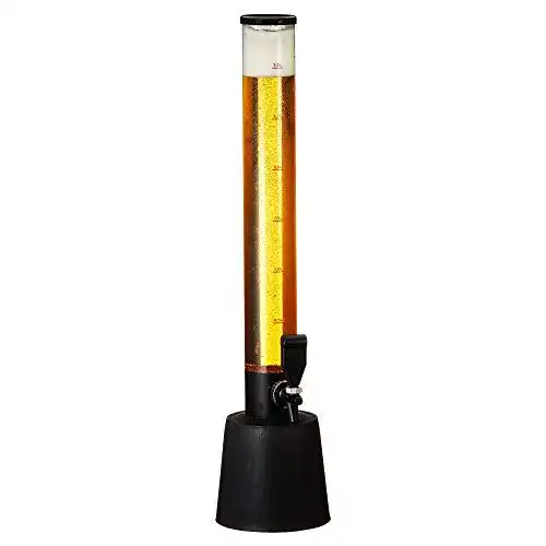 Biertower Cepewa Biersäule mit Zapfhahn, 95 cm hoch, 3 Liter Fassungsvermögen