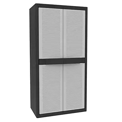 Kunststoffschrank Terry Jumbo Cab 3900 Qblack Besenschrank