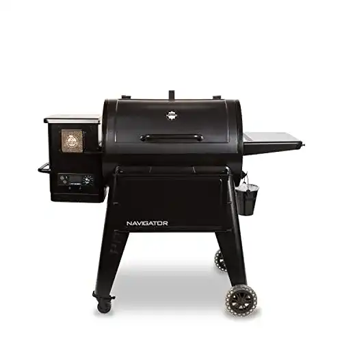 Pelletgrill Pit Boss Navigator 850 in Schwarz aus Stahl