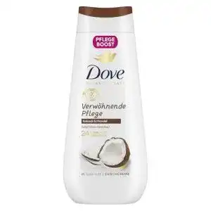 Dove Duschgel Advanced Care Duschcreme zur Pflege der Haut mit Kokosöl