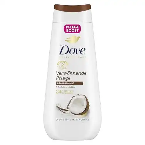 Dove Duschgel Advanced Care Duschcreme zur Pflege der Haut mit Kokosöl