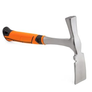 Maurerhammer Mivos 600 g aus Ganzstahl mit ergonomischem Gummigriff