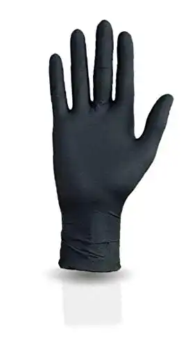 Einmalhandschuhe Schwarz von docdorado, 100 Stück